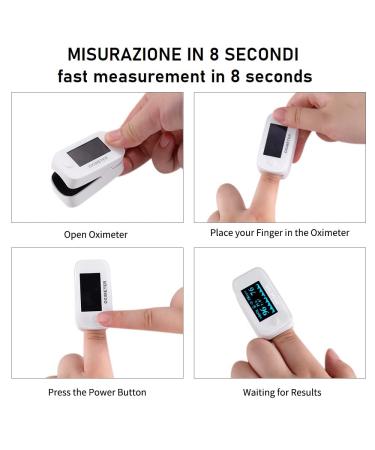 Dogro Pulse Oximeter - Accurate Finger Saturation Meter for Adults & Children | OLED Display for Blood Oxygen Heart Rate & Perfusion Index - Buy Online on GoSupps.com