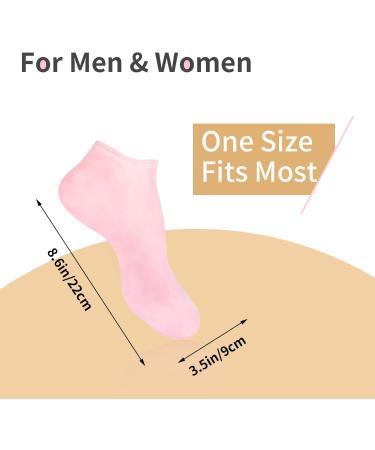 2 Pairs of Moisturizing Silicone Socks for Women | Foot Spa & Pedicure Treatment - Buy Online on GoSupps.com