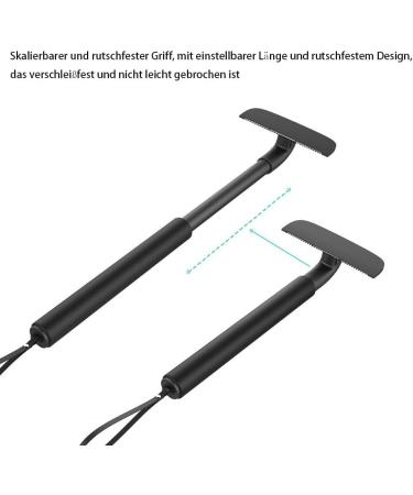 OrangeClub Back Shaver for Men Adjustable DIY Razor Blade Set for Painless Effective Back Hair Removal & Perfect Wet Shave - Buy Online on GoSupps.com