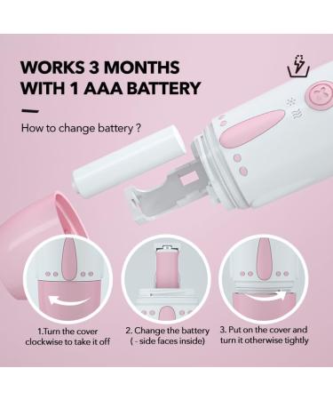 Kids Electric Toothbrush with 7 Colored Lights & 2 Brush Heads - Fun Space Capsule Design with Rabbit Astronaut - Perfect for Clean Teeth & Move-on Reminder (Lovely Pink - Buy Online on GoSupps.com