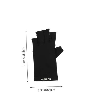 minkissy 5 Pairs Nail Protection Gloves Uv Nail Lamp Gloves Nail Polish Gloves Manicure Supplies Manicure Nail Mittens Women Nail Art Gloves Uv Hand Protector Nylon Miss Anti-uv Hand Guard - Buy Online on GoSupps.com