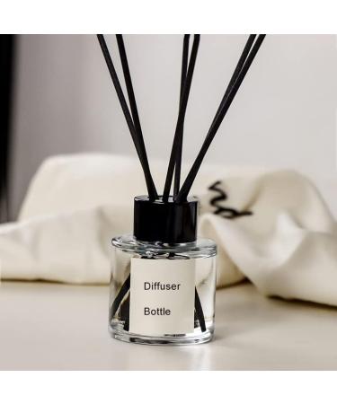 2 Pcs 50ml Clear Glass Diffuser Bottles - DIY Replacement for Reed Diffuser Sets | Ideal for Fragrance Accessories - Buy Online on GoSupps.com