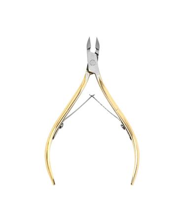 GHEART Cuticle Scissors Cuticle Cutter Professional Nail Scissors Dead Skin and Cuticles for Pedicure Manicure Dead Skin Foot and Hand Gold (1 Piece)