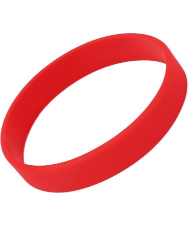 Buy Carrub Fashion Silicone Rubber Band Elastic Bracelet - Red Bangle for Stylish Accessories | International Shipping Available - Buy Online on GoSupps.com