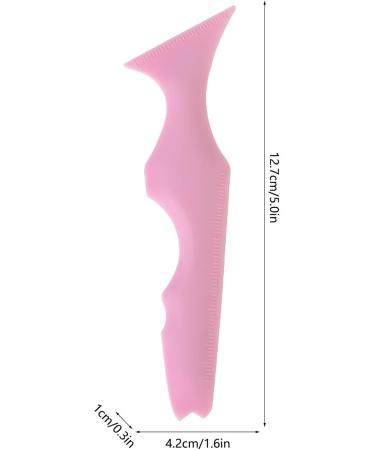 Makeup Aid Tool | Reusable Silicone Winged Tip - Eye Liner Shadow Guide Template Multi-Functional Lazy Quick Makeup Tool Tmay Pink - Buy Online on GoSupps.com
