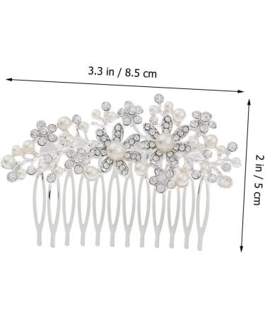 FRCOLOR Hair Accessory for Women Hair Jewels for Women Bridal Hair Clip Bride Hair Clip Pearl Hair Pin Women's Hair Clips Pearl Hair Clip Flower Hair Comb Makeup Earth Tones Miss - Buy Online on GoSupps.com