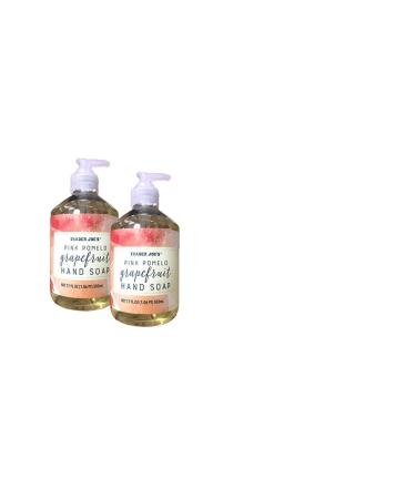 Value Pack of 2 Trader Joe's Pink Pomelo Grapefruit Hand Soap 17Fl.Oz