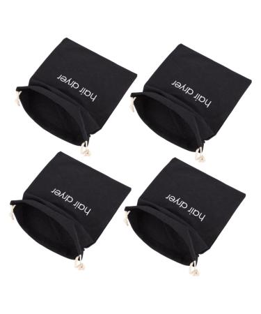 BIUDECO 4pcs Hair Dryer Storage Bag Hair Dryer Bag Creative Storage Bag Hair Dryer Organizers Hair Dryer Holders Hair Dryer Receive Bag Drawstring Storage Bags Cloth Bag Drawstring Bags