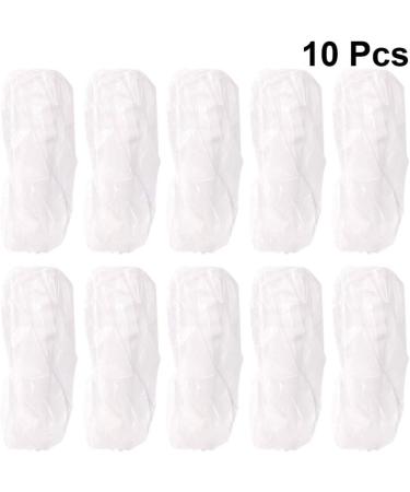 10pcs Disposable Arm Sleeves Covers Elastic End Wrist Clear Waterproof Protective Oversleeves for Protection Painting Cleaning - Buy Online on GoSupps.com