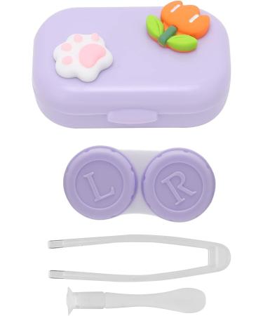 Buy Jeozbm Portable Contact Lens Container Set | 6cm Violet Storage & Remover Tool - Ideal for Everyday Use - International Shipping Available - Buy Online on GoSupps.com