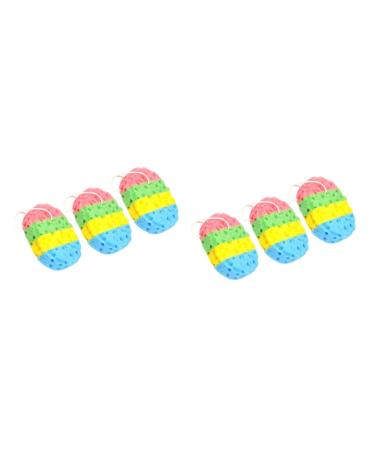 Hemoton 6 Pcs Bathing Tools Bath Sponges Natural Sea Sponge Diffuser Loofah Sponge Body Wash Scrubber Feet Measuring Device Cleaning Sponge Seaweed Bath Sponge Bath Ball Take a Bath