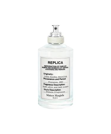 Maison Margiela Replica Lazy Sunday Morning for Women - 3.4 oz EDT Spray Linen 3.4 Fl Oz (Pack of 1)
