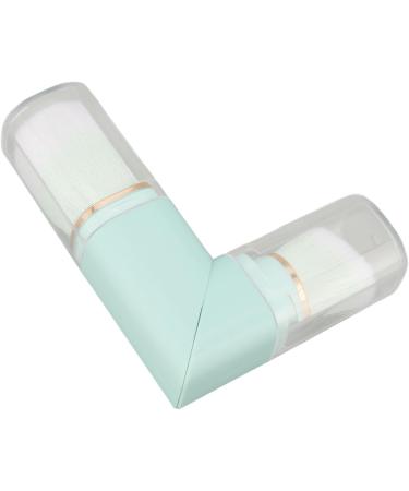 Double Head Retractable Powder Brush Strong Grip Portable Makeup Brush Odorless Deformation Proof Travel Makeup Brush (Blue) - Buy Online on GoSupps.com
