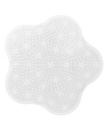 Shower Foot Scrubber with Suction Cup - Clean Smooth and Massage Your Feet | Best Foot Cleaner for Ultimate Shower Experience (White) - Buy Online on GoSupps.com