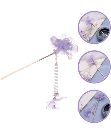 Abaodam Womens Hair Accessories Flower Hair Sticks Japanese Chinese Hair Chopsticks Crystal Flower Buns Hair Vintage Retro Ancient Hair Hair Fork Hair Styling Tool v Flower Hair Accessories - Buy Online on GoSupps.com