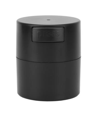 Eyelash Glue Storage Box for Makeup Negative Pressure Large Capacity Lash Extension Adhesive Container Jar(Black)