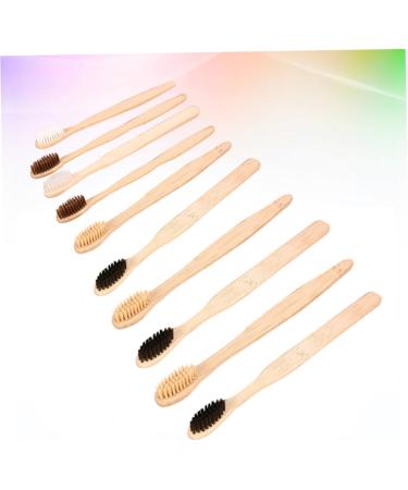Eco-Friendly Disposable Travel Toothbrush Set | Homsfou 10th - Wood & Sustainable Accessories - Buy Online on GoSupps.com