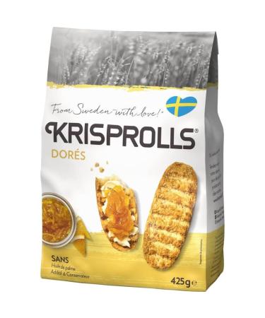 KRISPROLLS - Dorés 425G - Lot De 4