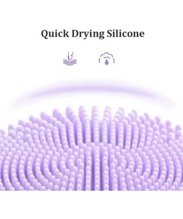 RIYAN Electric Brush Heated Waterproof Pore Cleaner Silicone Belt Magnet Charger Cleansing Device Purple Easy to Use - Buy Online on GoSupps.com