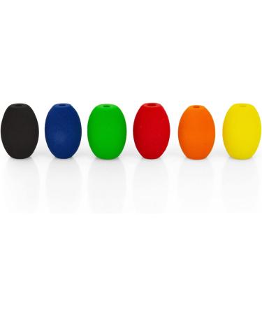 AFH Webshop Writing Aid | Grip Thickener Set of 6 | Soft Egg Design for Comfortable Writing - Buy Online on GoSupps.com