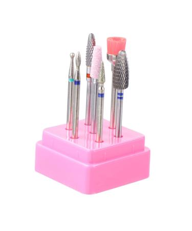 1 Set Manicure Tool Set Nail Art Tool Set Cuticle Drill Bit Cuticle Bit Nail Implements Set Tungsten Steel Nail Drill Bits Nail Polishing Tool Polisher Grinding Head 3 3 6cm As Shown