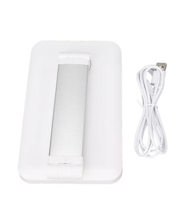 Nail flap lamp USB-adjustable nail art writing lamp professional gel polishing drying lamp for household beauty salon white