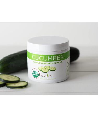 KOYAH Organic USA Cucumber Powder - Freeze-Dried Whole-Vegetable, 50 Servings - Buy Online on GoSupps.com