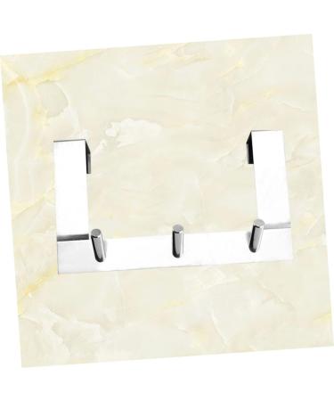 Cabilock Over Door Towel Rack Over The Door Clothes Hanger Towel Hanger Over Door Decorate Hat Rack Nail 21.3*12.4cm 3 Hooks - Buy Online on GoSupps.com