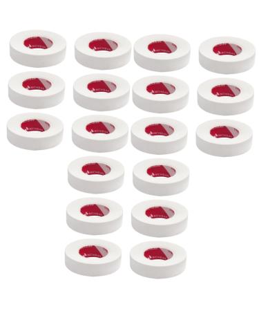 Beavorty 18 Rolls eyelash tape Adhesive Fabric lash Tap Under Eye tape eyelash patches soft eyelash patches eyelashes extension tape tool white Polyolefin film eyes lifting belt