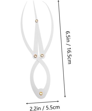 Beavorty 1 Pc Lady Tools Gold Ratio Eyebrow Measuring Ruler Eyebrow Drawing Tool Template Travel Portable - Buy Online on GoSupps.com