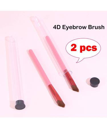 Paifeancodill Eyebrow Brush 2 Pcs Professional Angled Eyebrow Brush Realistic Multi Function 4D Makeup Brush Square Ultra Thin Eyebrow Hair Stroke Brow Stamp Brush Eye Brow Concealer Contour Brush - Buy Online on GoSupps.com