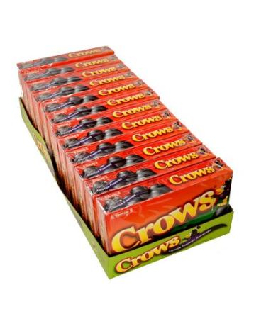 Crows Licorice Flavored Gumdrops 6.5 Ounce Box - 12 / Case 6.5 Ounce (Pack of 12)
