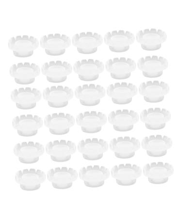 Baluue 200pi ces Godets Organisateurs de Cils pour Greffe de Cils Support Usage Unique Imperm able pour Extensions