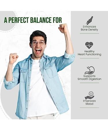 Magnesium Citrate Glycinate Oxide Complex Supplement - 120 Tablets | Supports Sugar Level, Heart Health & Strong Bones for Men & Women - Buy Online on GoSupps.com