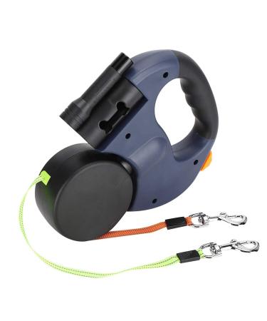 Youthink double linen dog leash retractable dog leash double linen for two dogs dog leash 2 dogs double linen no complication reflective dog leash up to 40kg extendable dog leash - Buy Online on GoSupps.com