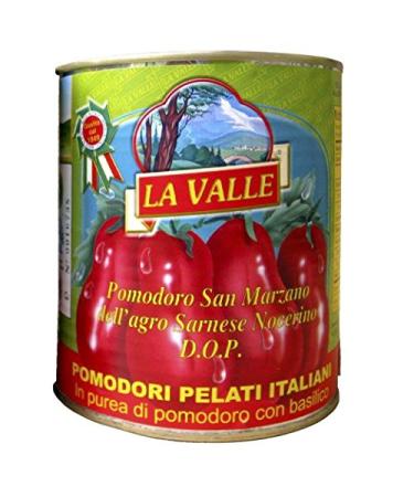 La Valle San Marzano D.O.P. Italian Peeled Tomatoes 6-pack of 28 oz cans