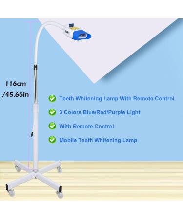 3 Mode LED Teeth Whitening Beauty Lamp 36W - Professional Dental Whitener Floor Stand Instrument for Clinic - Blue Purple Red Light Accelerator Bleaching System - 10pcs LED Light Included - Buy Online on GoSupps.com