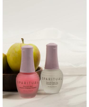 Sparitual Nourish Nail Vegan Strengthener - Nail Strengthening Treatment for Dry and Damaged Nails - 0.5 fl oz - Buy Online on GoSupps.com