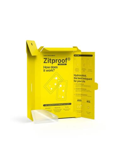 Acnemy ZITPROOF XL Hydrocolloid Patches - Targeted Acne Treatment for Cheeks Chin & Forehead | Fast Shipping Worldwide - Buy Online on GoSupps.com