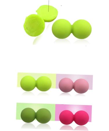 Clispeed 2ST Massage Roller & Peanut Ball for Weightlifting - Silicone Fascia Ball for Sore Muscles | Yoga & Fitness Equipment - Buy Online on GoSupps.com