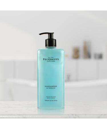 Pecksniff's Classic Sandalwood & Vanilla Hand Wash 750ml - Moisturizing & Luxurious | International Shipping Available - Buy Online on GoSupps.com
