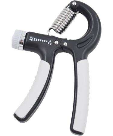 Hand Grip Exerciser Portable Grip Strength Trainer Adjustable 11 To 132.3lb for Men for Home (Black Gray) - Buy Online on GoSupps.com