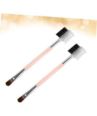 Housoutil 1 Eye Cosmetics Brushes Double Ended Brow Brush Lip Makeup Eyebrow Spoolie Women Makeup Brush Eye Powder Foundation Brush Eyelash Brush Miss Pink Double Sided Eye Shadow - Buy Online on GoSupps.com