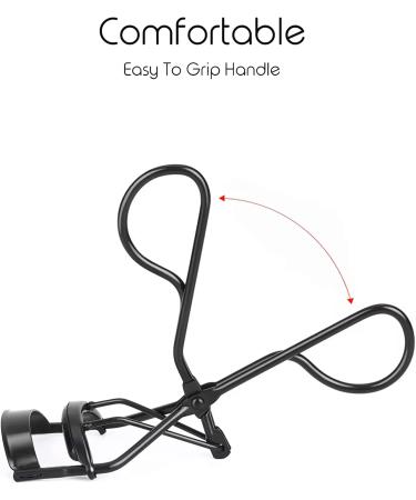 Buy Durable Carbon Steel Eyelash Curling Tool Ergonomic Design & Silicone Pads | International Shipping Available - Buy Online on GoSupps.com