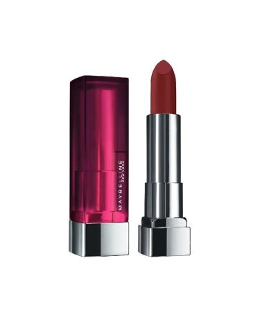 Maybelline Color Sensational Lipstick  Lip Makeup  Matte Finish  Hydrating Lipstick  Nude  Pink  Red  Plum Lip Color  Burgundy Blush  1 Count BURGUNDY BLUSH 0.15 Ounce (Pack of 1)
