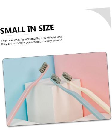 Beaupretty 6-Piece Stiff Brush Set | Adult Manual Tooth Cleaning & Stain Remover | Portable Toothbrush Cleaning Devices - Buy Online on GoSupps.com