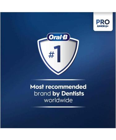 Oral-B Pro Junior Kids Electric Toothbrush Gift | 3 Modes, Sensitive Mode | Ages 6+ | 2 Pin UK Plug | Purple - Buy Online on GoSupps.com