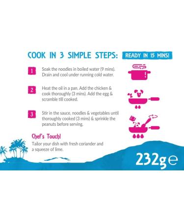 Thai Taste Pad Thai Meal Kit 232g - Pack of 5 - Buy Online on GoSupps.com