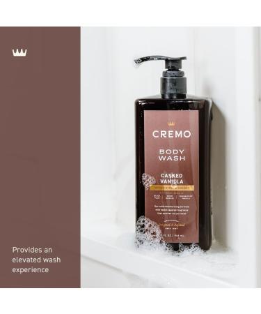 Cremo Rich-Lathering Casked Vanilla Body Wash for Men Notes of Black Plum Warm Incense and Madagascar Vanilla 32 Fl Oz - Buy Online on GoSupps.com