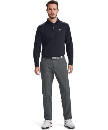 Under Armour Men's Performance Polo 2.0 Long Sleeve T-Shirt Black/Pitch Gray X-Large - Buy Online on GoSupps.com